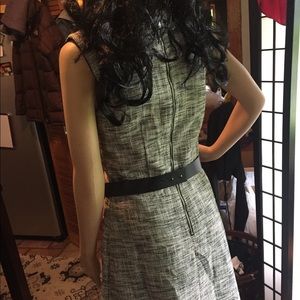 H&M Dresses - H&M textured sleeveless dress w / belt 8 H&M Dresses - H&M textured sleeveless dress w / belt 8